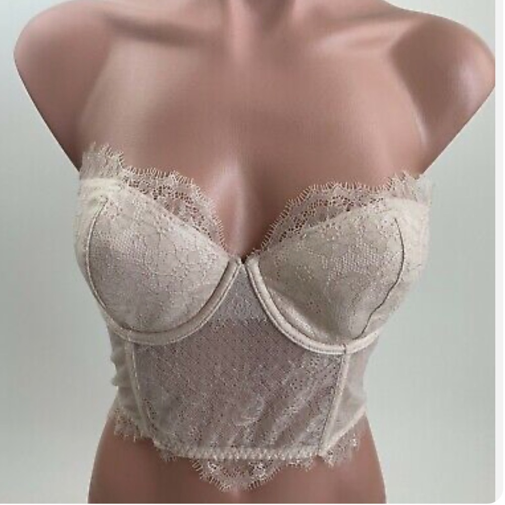 Victoria’s Secret Dream Angels Lined Strapless Corset Bra (NWT)